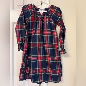 Cozy Plaid Kids Nightgown